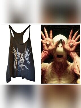 Pan's Labyrinth "The Pale Man" Graphic Tank Top | Size S/M | Rare Collectible